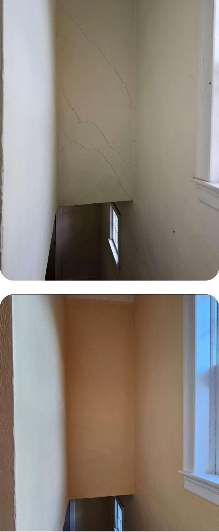 Wall repair and painting